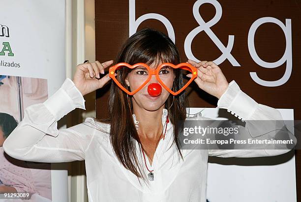 Model Arancha del Sol attends the Theodora Foundation Event at Palace Hotel on September 30, 2009 in Madrid, Spain.