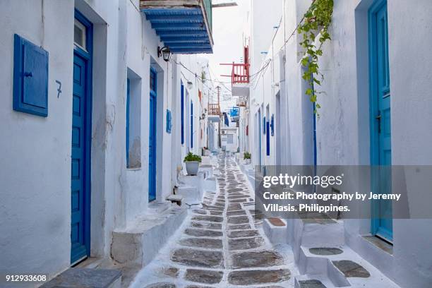 mykonos, greece - grecia europa del sur fotografías e imágenes de stock