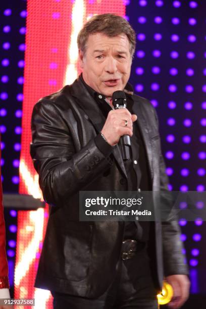 Patrick Lindner during the TV Show 'Meine Schlagerwelt - Die Party' hosted by Ross Antony on January 31, 2018 in Leipzig, Germany.