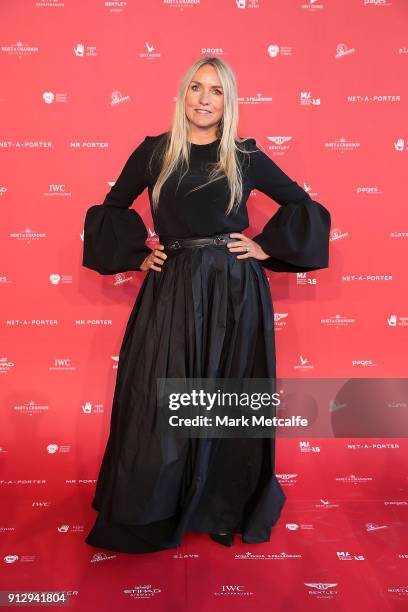 Collette Dinnigan attends the inaugural Museum of Applied Arts and Sciences Centre for Fashion Bal at Powerhouse Museum on February 1, 2018 in...