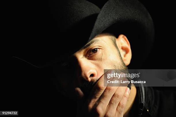 Musician Caesar Pligeo of Kinky poses during the Latin Series GRAMMY Celebration Concert Tour Presented By T-Mobile Sidekick at Webster Hall on...