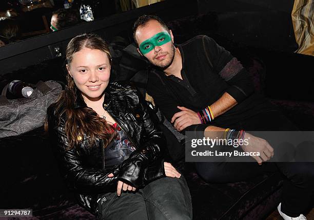 Musicians Joy Huerta and Jesse Huerta of Jesse y Joy attend the Latin Series GRAMMY Celebration Concert Tour Presented By T-Mobile Sidekick at...