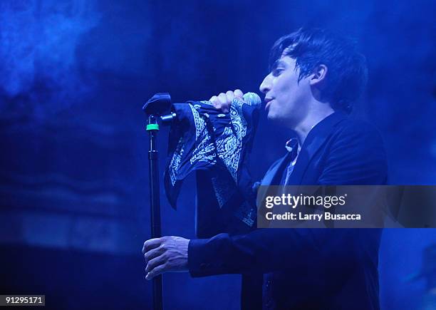 Musician Gilberto Cerezo of Kinky performs onstage during the Latin Series GRAMMY Celebration Concert Tour Presented By T-Mobile Sidekick at Webster...