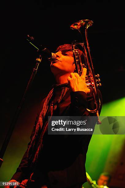 Musician Gilberto Cerezo of Kinky performs onstage during the Latin Series GRAMMY Celebration Concert Tour Presented By T-Mobile Sidekick at Webster...