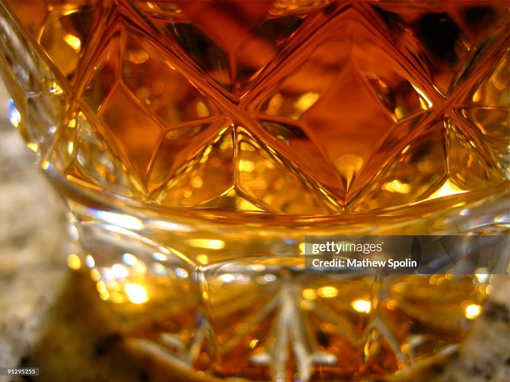 Scotch in a Crystal Glass