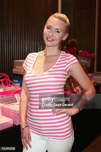 Personality, Radio Host and Author Bessie Bardot poses during the McGrath Foundation High Tea at the Ivy on October 1, 2009 in Sydney, Australia.