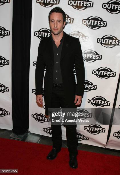 Actor Alex O'Loughlin arrives at Outfest's 2009 Legacy Awards at the DGA Theatre on September 30, 2009 in West Hollywood, California.