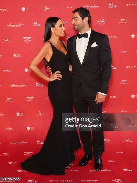 Terry Biviano and Anthony Minnichello attend the inaugural Museum of Applied Arts and Sciences Centre for Fashion Bal at Powerhouse Museum on...