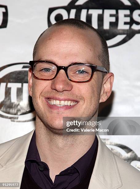 Peter Paige arrives at Outfest's 2009 Legacy awards on September 30, 2009 in Los Angeles, California.