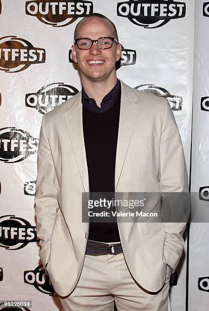 Peter Paige arrives at Outfest's 2009 Legacy awards on September 30, 2009 in Los Angeles, California.