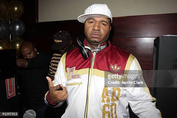 Suss One attends DJ M.O.S.' 30th birthday celebration at Taj Lounge on September 30, 2009 in New York City.