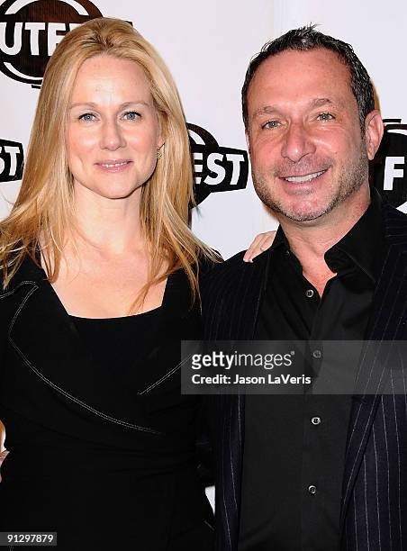 Actress Laura Linney and producer Alan Poul attend the 2009 Legacy Awards at the Directors Guild Of America on September 30, 2009 in Los Angeles,...