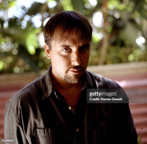 Film director Richard Linklater poses for a portrait on June 1st 2001 in Los Angeles, California, United States.