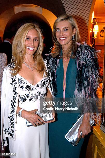 Pia Getty and Kim Hersov