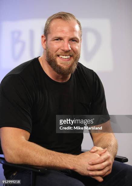 James Haskell during a BUILD panel discussion on February 1, 2018 in London, England.