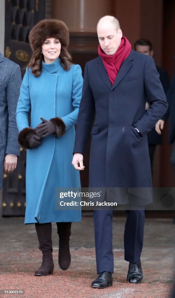 The Duke And Duchess Of Cambridge Visit Sweden And Norway - Day 3