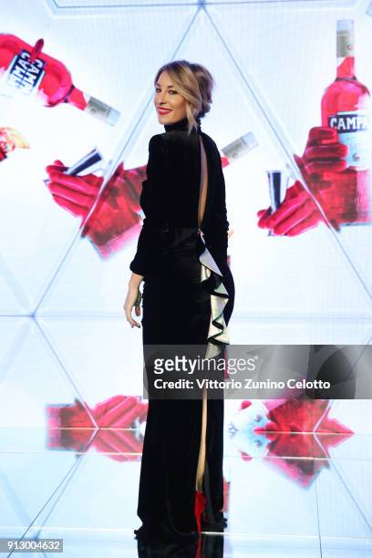 Italian journalist Mia Ceran attends 'The Legend of Red Hand' short movie for Campari Red Diaries - Red Carpet Premiere on January 30, 2018 in Milan,...