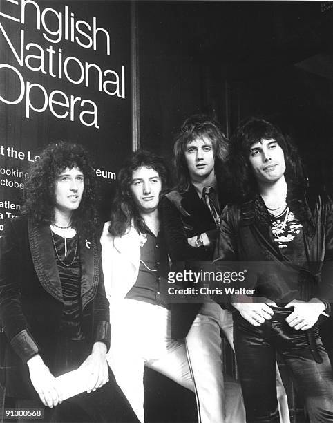 London Brian May, John Deacon, Roger Taylor, Freddie Mercury © Chris Walter