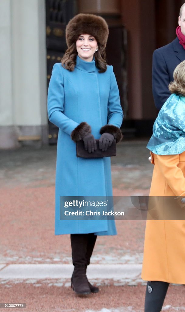The Duke And Duchess Of Cambridge Visit Sweden And Norway - Day 3