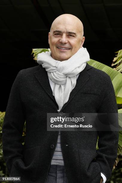 Luca Zingaretti attends 'Il Commisario Montalbano' photocall at Rai Viale Mazzini on February 1, 2018 in Rome, Italy.