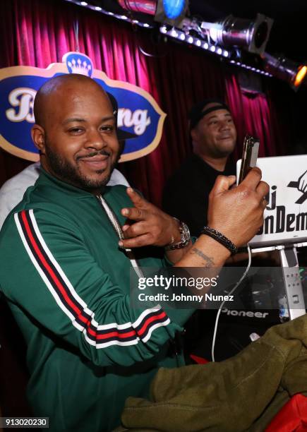 Will and DJ Don Demarco spin at B.B. King Blues Club & Grill on January 31, 2018 in New York City.