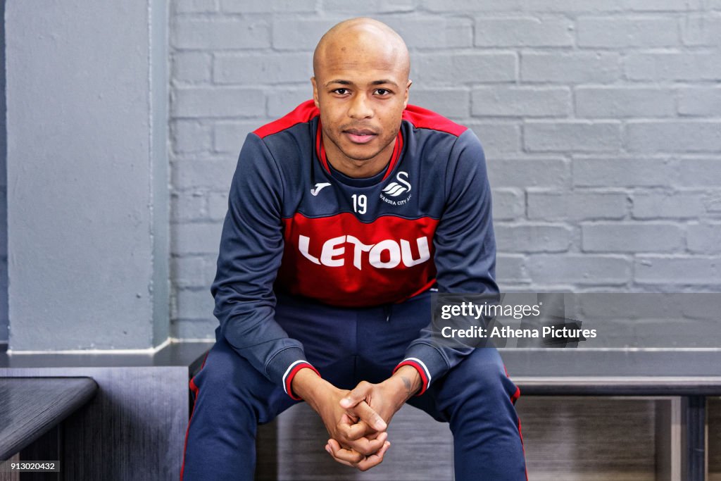 Swansea Unveil New Signings Andre Ayew and Andy King