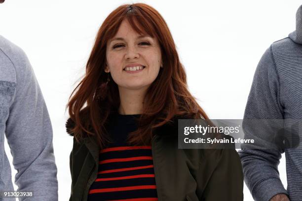 Actress Justine Le Pottier attends the 25th Gerardmer Fantastic Film Festival on February 1, 2018 in Gerardmer, France.