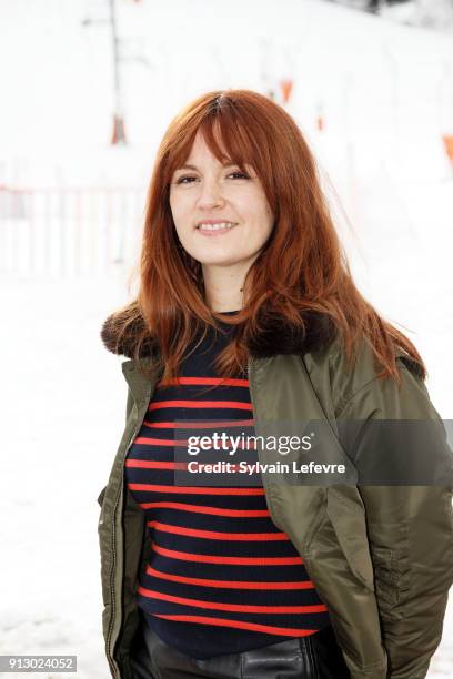 Actress Justine Le Pottier attends the 25th Gerardmer Fantastic Film Festival on February 1, 2018 in Gerardmer, France.