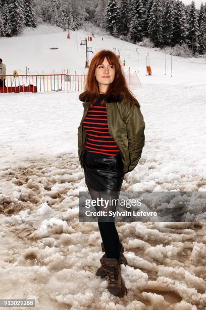 Actress Justine Le Pottier attends the 25th Gerardmer Fantastic Film Festival on February 1, 2018 in Gerardmer, France.