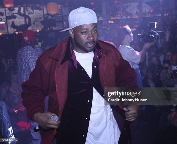 Ghostface Killah performs at the Hiro Ballroom at The Maritime Hotel on September 30, 2009 in New York City.