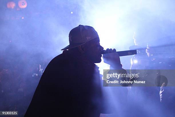 Ghostface Killah performs at the Hiro Ballroom at The Maritime Hotel on September 30, 2009 in New York City.