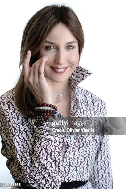 Actress Elsa Zylberstein is photographed for Self Assignment on January, 2018 in Alpe D'huez, France.