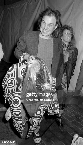 Bobcat Goldthwait and Ann Luly attend Comic Relief Benefit on March 29, 1986 at the Universal Ampitheater in Universal City, California.