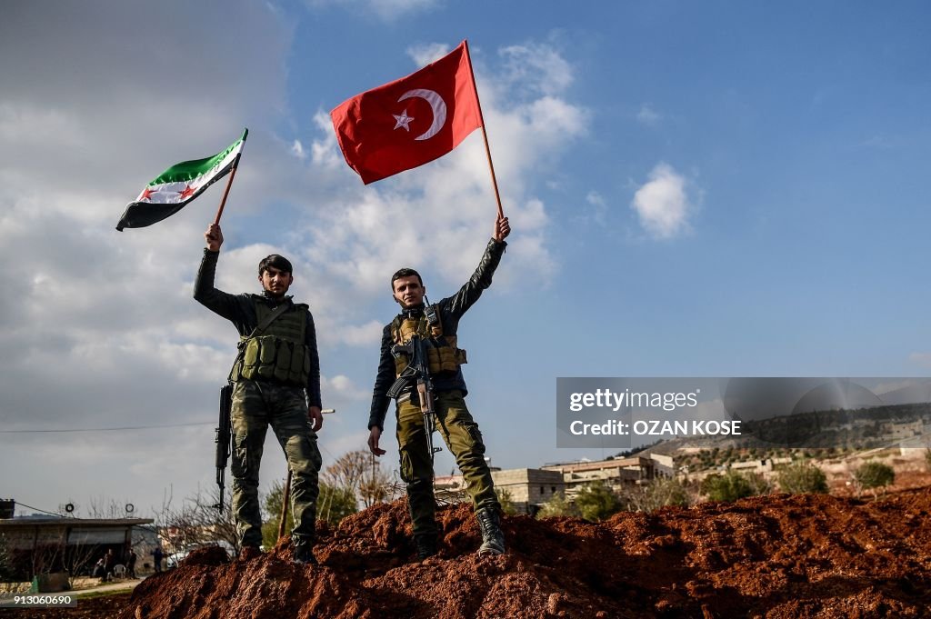 TOPSHOT-SYRIA-TURKEY-KURDS-CONFLICT