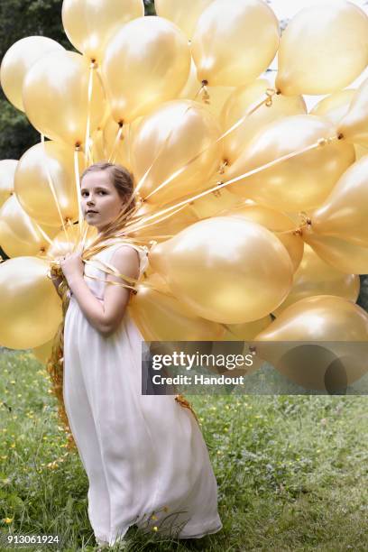 In this handout image provided by Norway's Royal Court, Princess Ingrid Alexandra of Norway is seen, published on the occassion of her 10th birthday...
