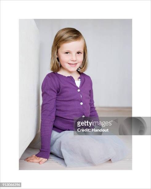 In this handout image provided by Norway's Royal Court, Princess Ingrid Alexandra of Norway poses five years old in 2009.