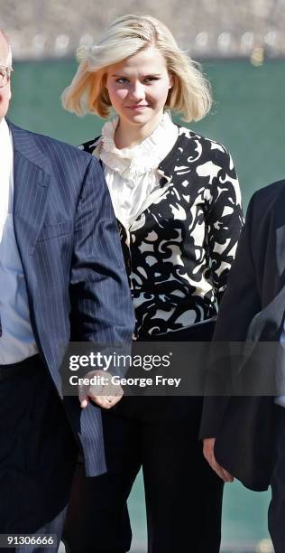 Elizabeth Smart leaves the Federal Court House after testifying, for the first time, in a competency hearing for her kidnapper Brian David Mitchell...