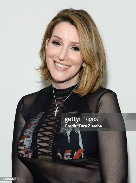 Writer/producer/pianist Our Lady J attends The Secret Society Of The Sisterhood at The Masonic Lodge at Hollywood Forever on January 31, 2018 in Los...