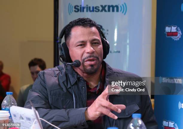 Former NFL player Rod Woodson attends SiriusXM at Super Bowl LII Radio Row at the Mall of America on February 1, 2018 in Bloomington, Minnesota.