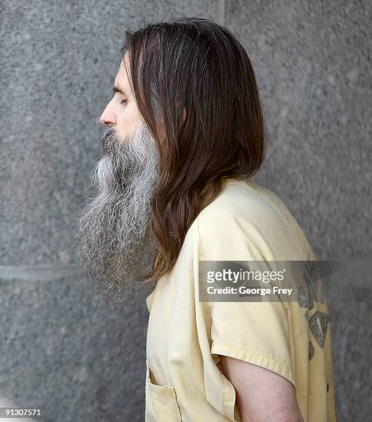 Brian David Mitchell leaves the Federal Court House after Elizabeth Smart testified, for the first time, in a competency hearing for Mitchell, her...