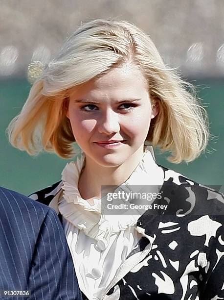 Elizabeth Smart leaves the Federal Court House after testifying for the first time in a competency hearing for her kidnapper Brian David Mitchell on...