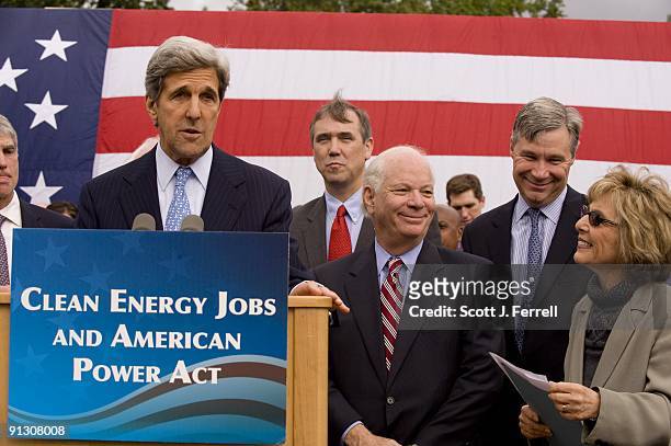 Senate Foreign Relations Chairman John Kerry, D-Mass., Sen. Jeff Merkley, D-Ore., Sen. Benjamin L. Cardin, D-Md., Sen. Sheldon Whitehouse, D-R.I.,...