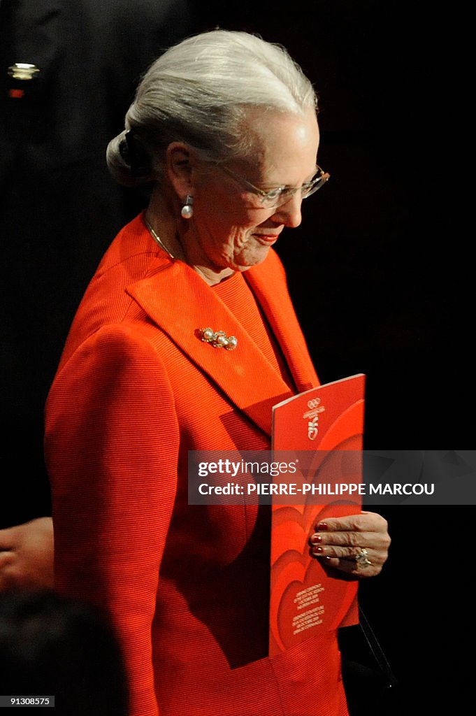 Denmark's Queen Margrethe attends the op