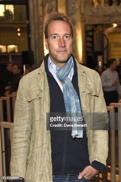 Ben Fogle attends the E by Equinox launch event at St James's Palace on February 1, 2018 in London, England.