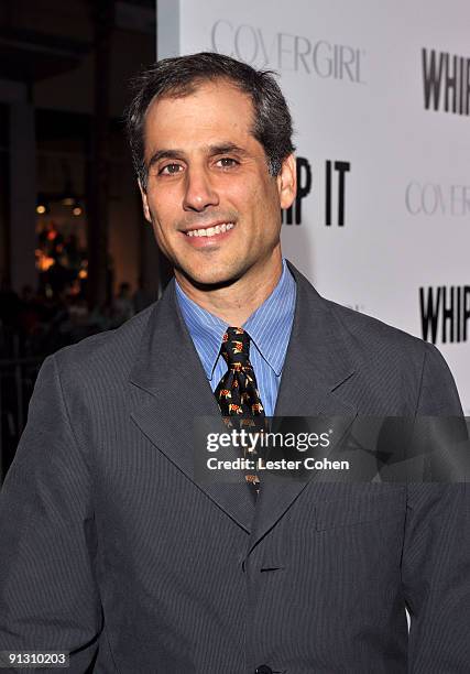 Producer Barry Mendel arrives on the red carpet at the Los Angeles premiere of "Whip It" at the Grauman's Chinese Theatre on September 29, 2009 in...