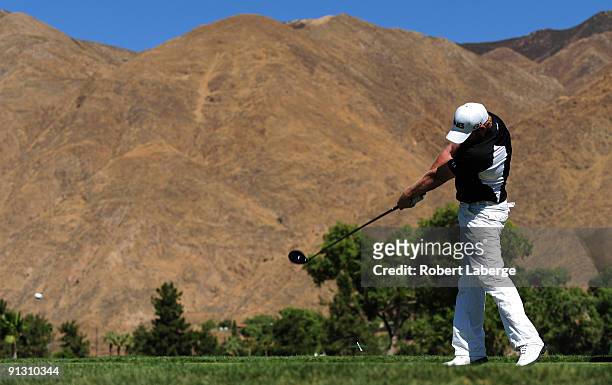 Adam Bland of Australia during the first round of the 2009 Soboba Classic at The Country Club at Soboba Springs on October 1, 2009 in San Jacinto,...