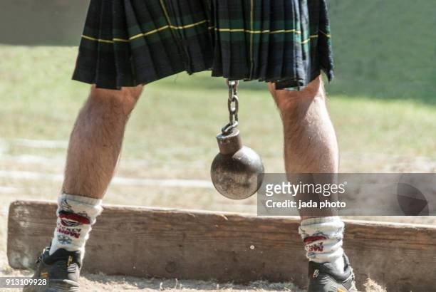 scottish person - the 2011 braemar highland games stock pictures, royalty-free photos & images
