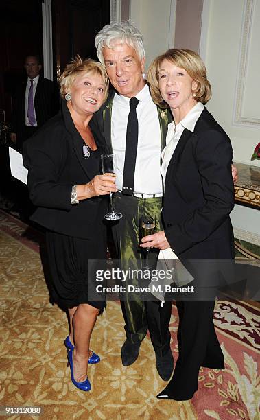 Elaine Page, Nicky Haslam and Helen Worth attend the book launch party for Tim Gosling's first book 'Gosling: Classic Design For Contemporary...