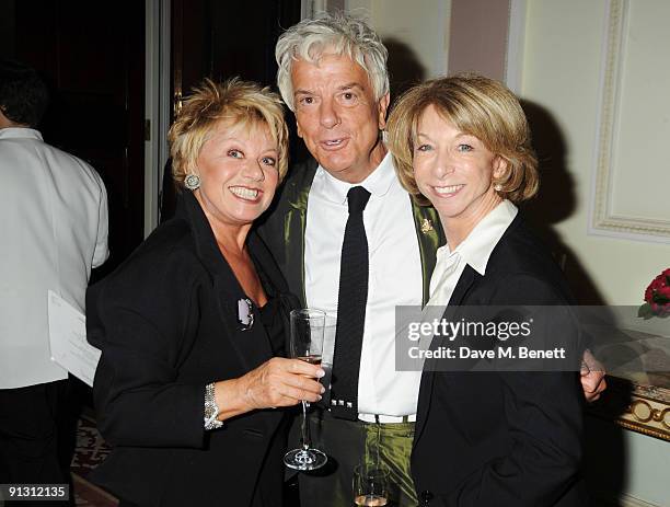 Elaine Page, Nicky Haslam and Helen Worth attend the book launch party for Tim Gosling's first book 'Gosling: Classic Design For Contemporary...