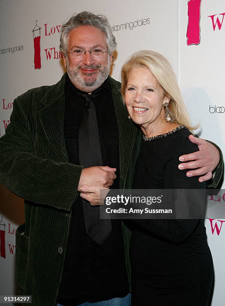 Actor Harvey Fierstein and producer Daryl Roth attend the Off Broadway opening night of ''Love, Loss and What I Wore'' at The Westside Theatre on...